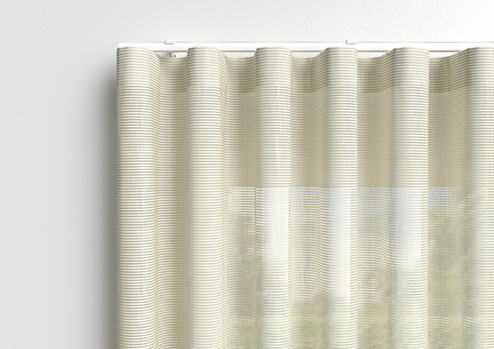 Catania Stripe Voile, Powder Cream - Made to Measure Curtains - Image 14